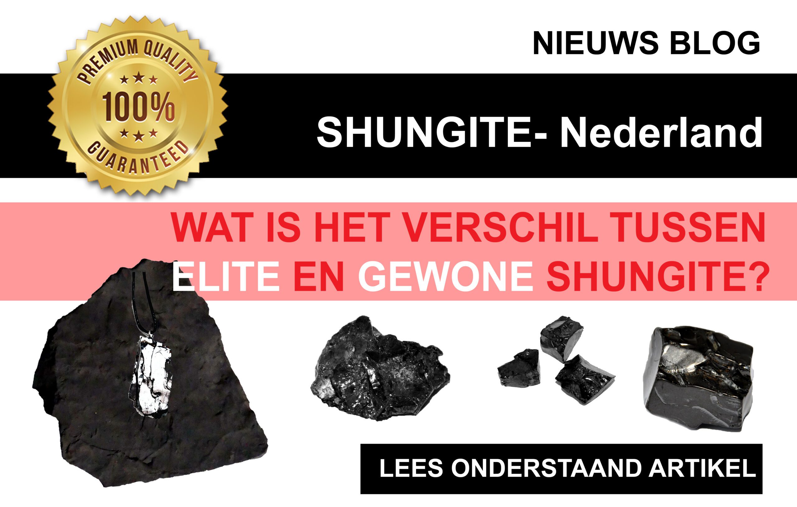 Wat is het verschil tussen Elite en gewone Shungite? 1 Elite Shungite